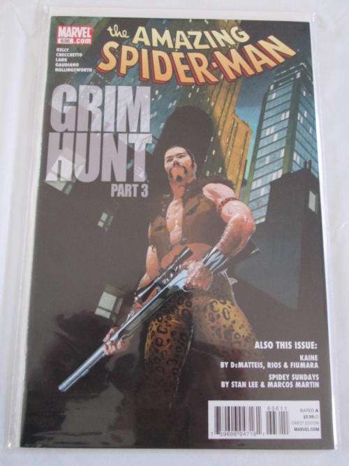 The Amazing Spider-Man #636 (2010) Rare! Grim Hunt Part 3