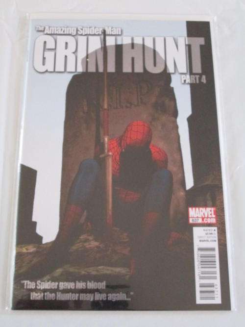 The Amazing Spider-Man #637 Mike Fyles Variant! (2010) Rare! Grim Hunt Part 4 (Final)