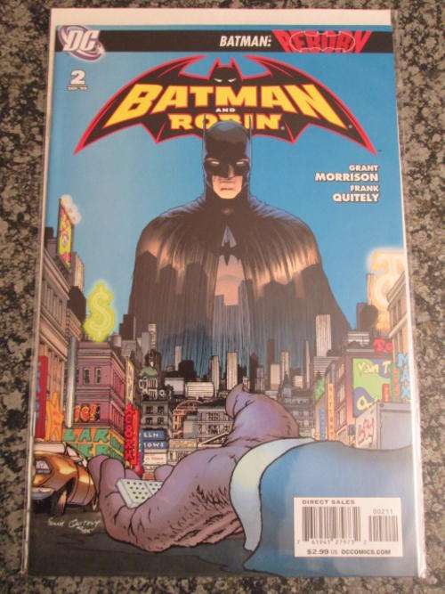 Batman and Robin #2 Frank Quitely Cover (Near Mint, 1st Printing - 2009) Reborn