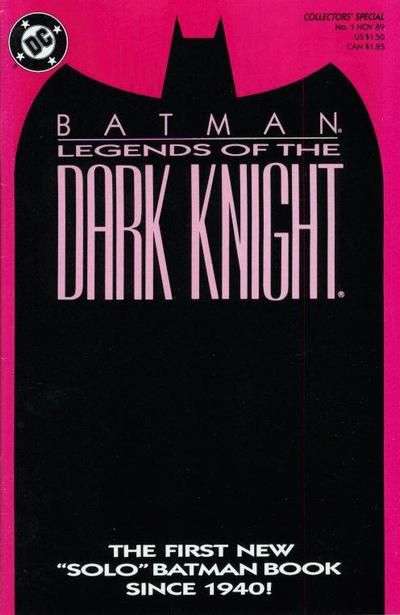Batman Legends Of The Dark Knight #1 (1989) Very Rare! Copper Age! Collector's Special