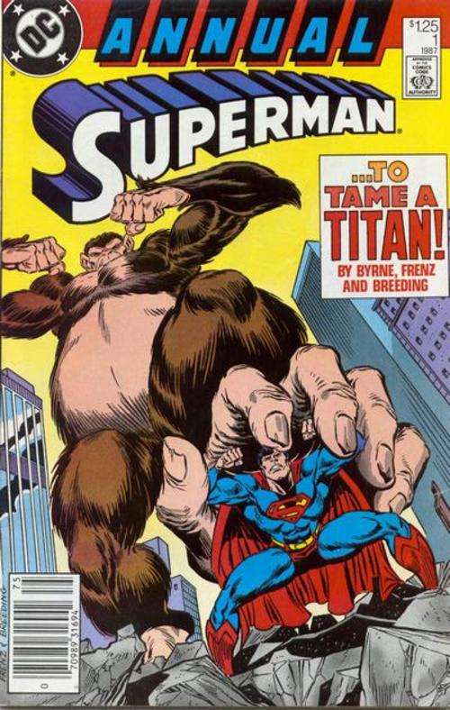 Superman #1 Annual (NM - 1987) Very Rare! Copper Age Collector's Issue!
