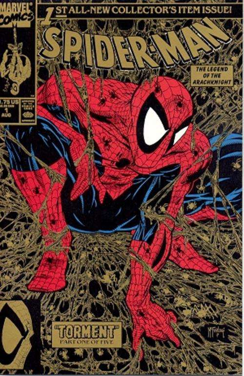 Spider-Man #1 Gold Edition! (NM - 1990) Very Rare Copper Age Issue! Collector's Item!