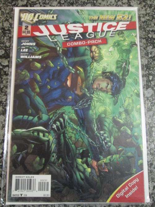 Justice League #2 (NM - 2011) + Digital Code