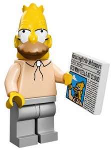 Grandpa Simpson - LEGO The Simpsons Minifigure