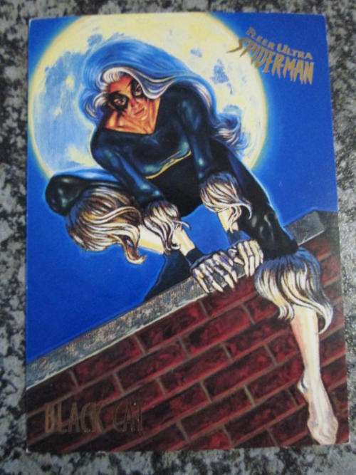 Black Cat (No 5) - Spider-Man (1995 Fleer Ultra Marvel Collector Card)