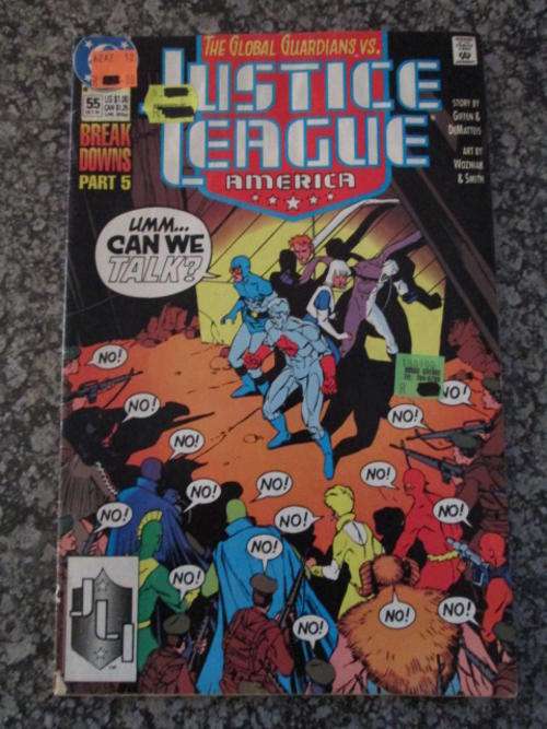 Justice League America #55 (FN- - 1991) Back Issue
