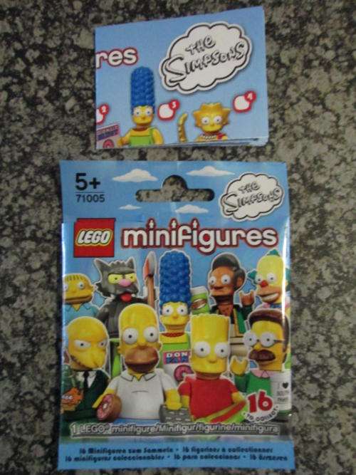 The Simpsons Minifigure Checklist + Packet - Lego Accessory