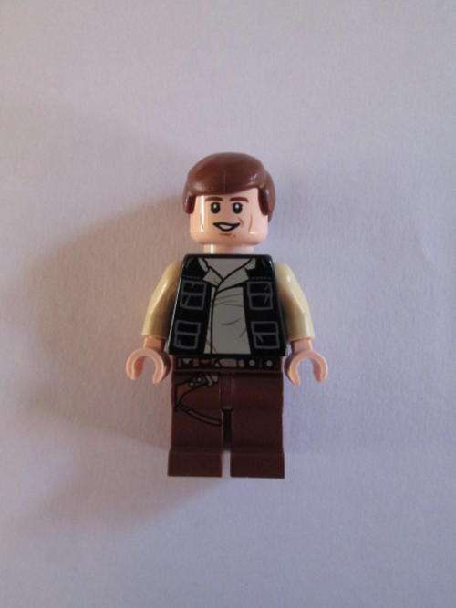 Han Solo (Brown Legs with holster pattern) - Lego Star Wars Minifigure