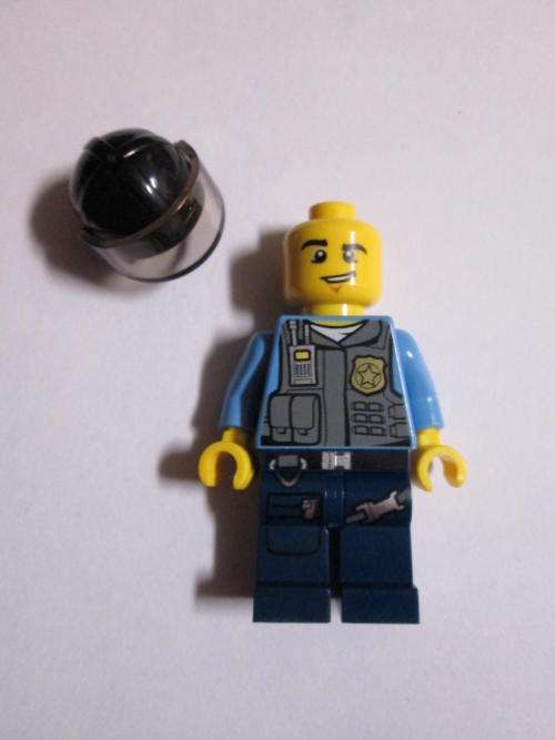 SWAT Officer #8 - Lego City Minifigure