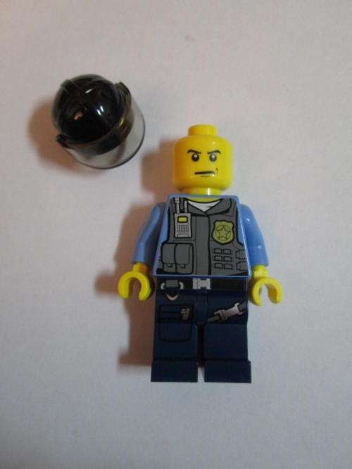 SWAT Officer #7 - Lego City Minifigure