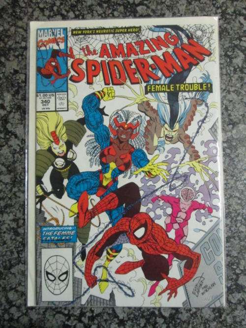 Amazing Spider-Man #340 (NM - 1990) Rare! Copper Age Issue