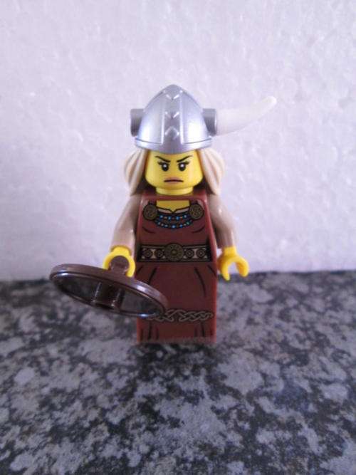 Viking Woman (Series 7) - LEGO Minifigure (Partial)