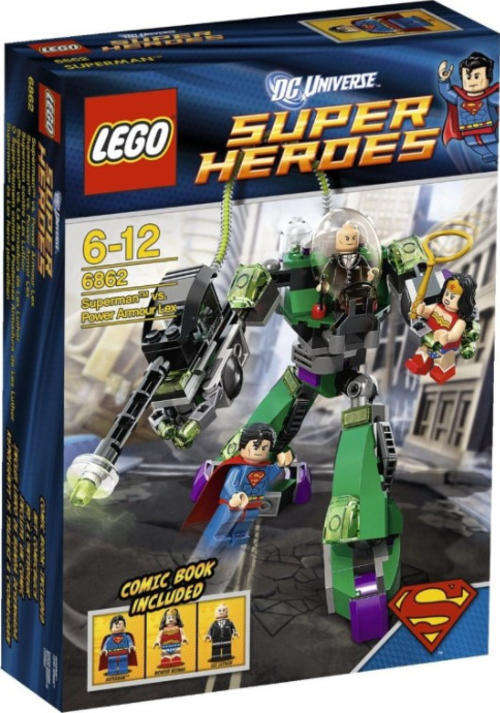 Superman VS Power Armored Lex - Lego Super Heroes Set (Discontinued!)