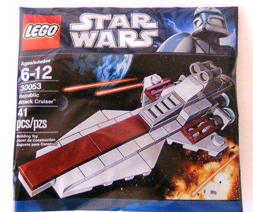 Republic Attack Cruiser (30053) - Star Wars LEGO Polybag Set (Discontinued)