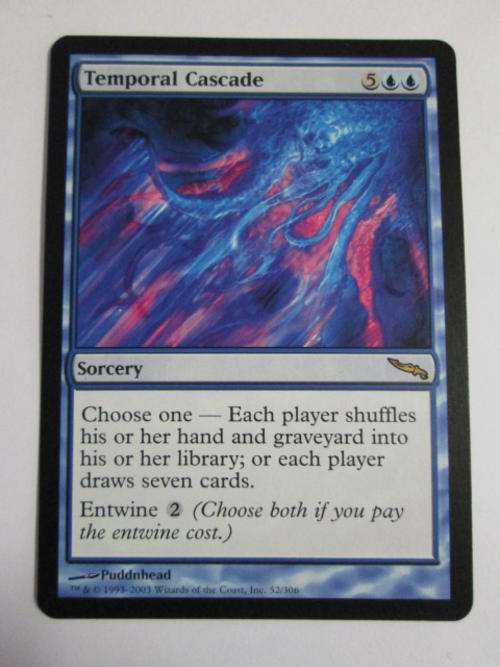 Temporal Cascade - (Rare Sorcery Card) Mirrodin - Magic The Gathering