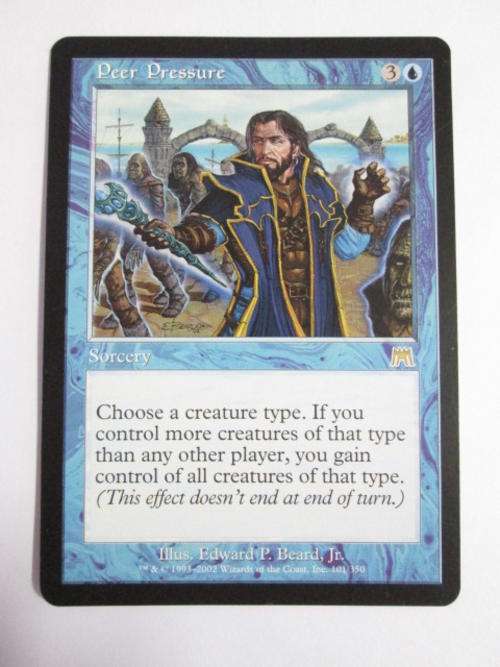 Peer Pressure - (Rare Sorcery Card) Onslaught - Magic The Gathering