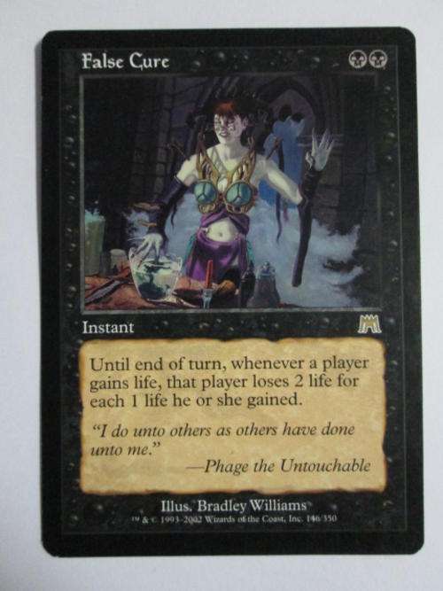 False Cure - (Rare Instant Card) Onslaught - Magic The Gathering