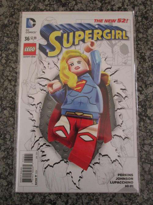 Supergirl #36 Lego Variant Edition (Near Mint - 2014) Back Issue