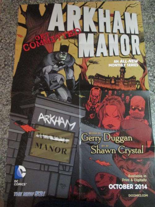 Batman Arkham Manor Cover (DC Comics Poster) Size - A1