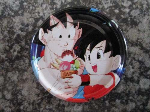 Dragonball Z Metal Tazos #5 - Goku and Pan