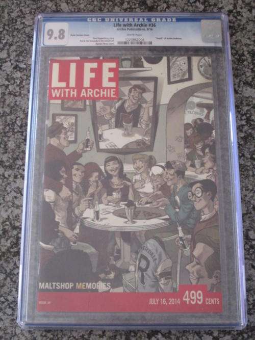 Life With Archie #36 Ramon Perez Variant CGC 9.8 (2014) The Death of Archie!