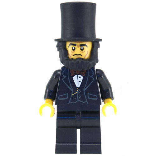 Abraham Lincoln - Lego Minifigure The Movie Series (Rare)