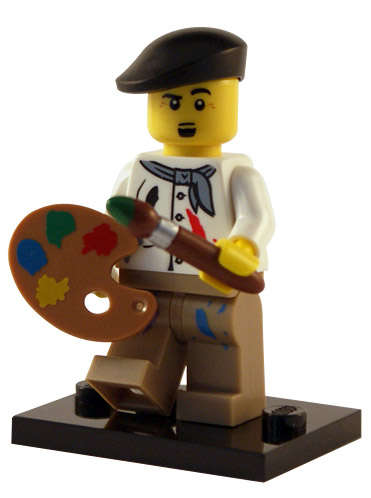 Artist - Lego Minifigure Series 4 (Rare)
