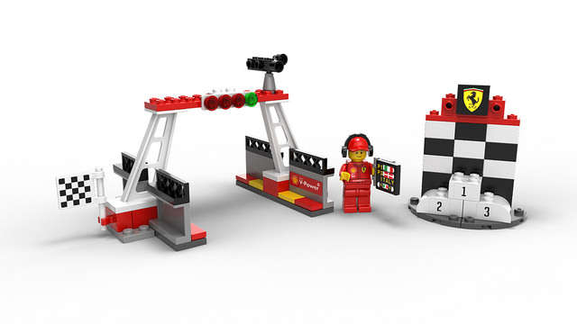 Finish Line & Podium (40194) - Lego Ferrari Polybag (Rare)