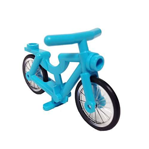 Medium Azure Bicycle - Lego Minifigure Accessory