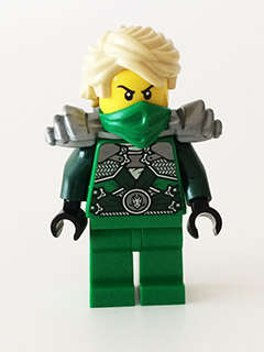 Lloyd Rebooted (With Silver Armor) - Lego Ninjago Minifigure