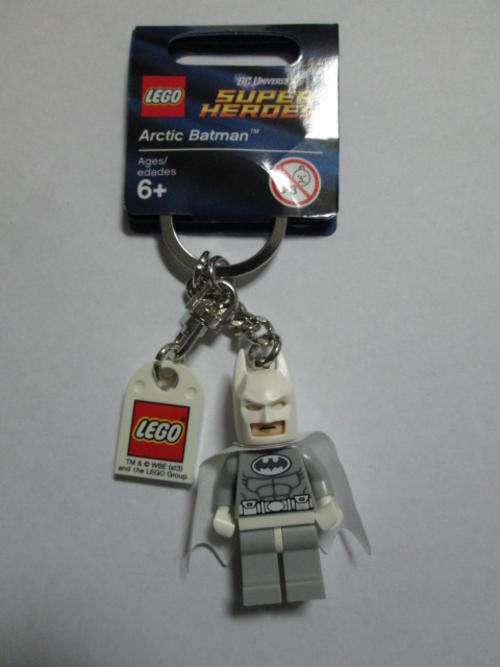 Arctic Batman - Super Hero LEGO Minifigure Key chain (Discontinued)