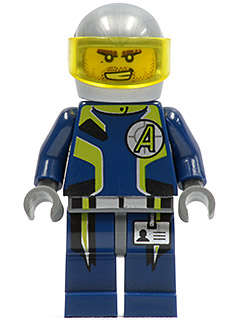 Agent Charge (With Helmet) - LEGO Agents Minifigures (Discontinued)