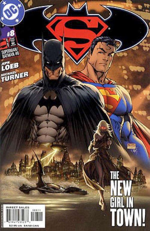 Superman Batman #8 (Near Mint - 2004) Cover by Michael Turner, Supergirl Appearance