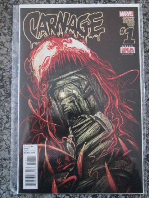 Carnage #1 (NM - 2016) Mike Del Mundo Cover, Marvel