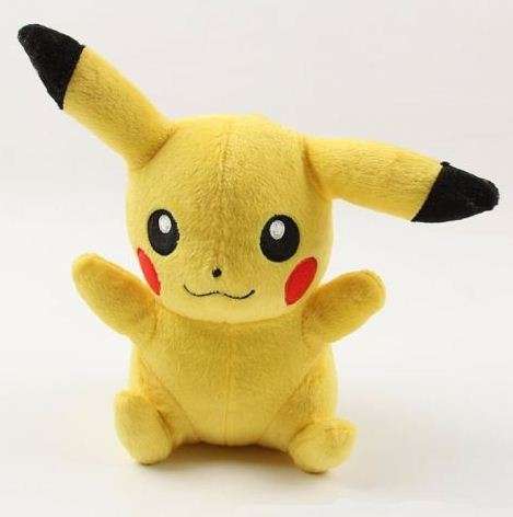 Pikachu (Soft) - Pokemon Plush Toy - 20cm Tall - Collectible - Great Gift