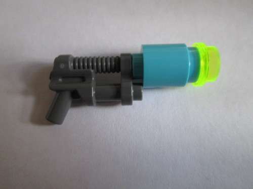 Modified Space Blaster Gun (Azure) - Lego MOC (My Own Creation) Accessories