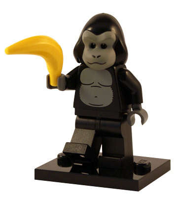 Gorilla Suit Guy - Lego Minifigure Series 3 (Very Rare) *IN STOCK*