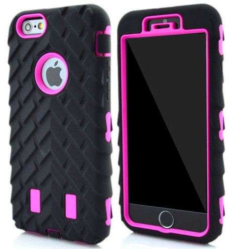 iPhone Silicone Rubber Shockproof Cover / Case - Multi Colors for iPhone 4s 5/5s 6/6s +
