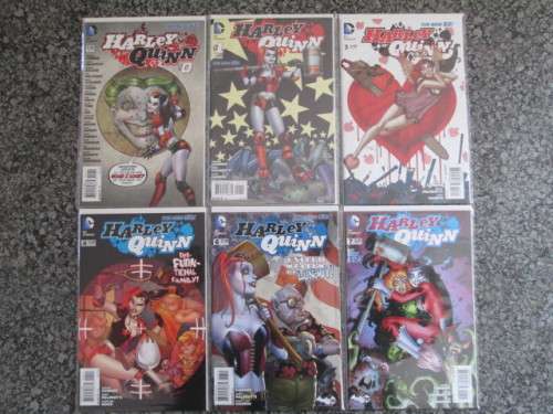 Harley Quinn #0 #1 #3 #4 #6 #7 Set (2014 - Near Mint) DC Comics