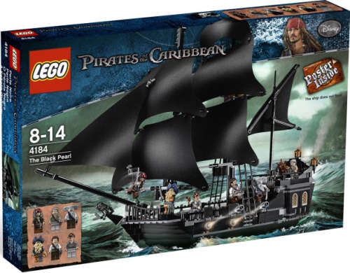 Black Pearl (4184) - Lego Pirates of the Caribbean 2011 Set (Rare & Discontinued)