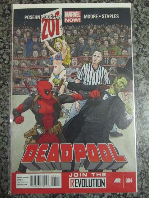Deadpool #4 (Near Mint - 2013) Back Issue, Marvel Comics