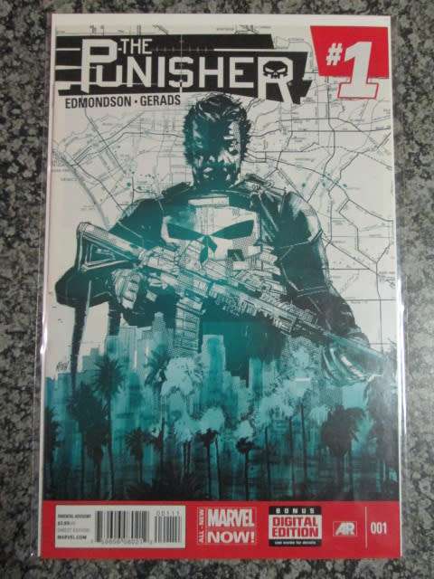 Punisher #1 (Near Mint - 2014) 1st Printing, Marvel Comics