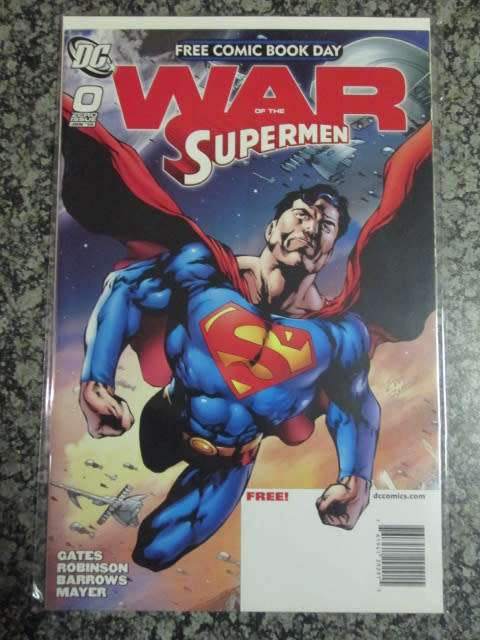 War of the Supermen #0 (Near Mint - 2010) FCBD Limited Issue, DC Comics