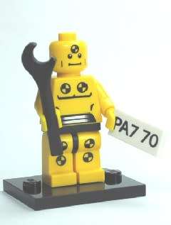 Demolition Dummy - Lego Minifigures Series 1 (Discontinued) 8683