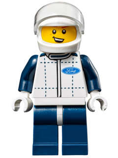 Ford Racing Driver - Lego Speed Champions Minifigure