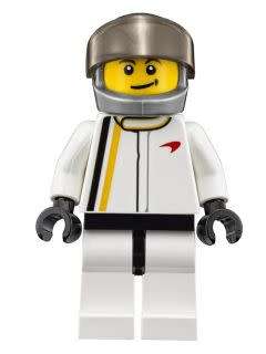 McLaren Racing Driver - Lego Speed Champions Minifigure