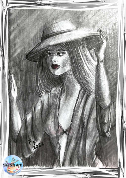 Girl from Itapema by Alessandra Rodrigues - NFT Original Art