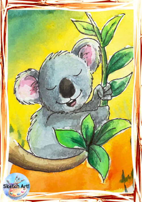Koala by Orlando Castro - NFT Original Art