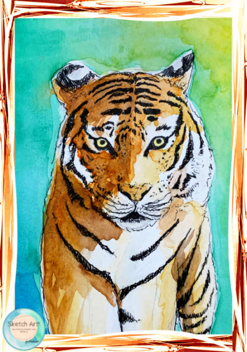 Year of the Tiger 2022 by Orlando Castro - NFT Original Art