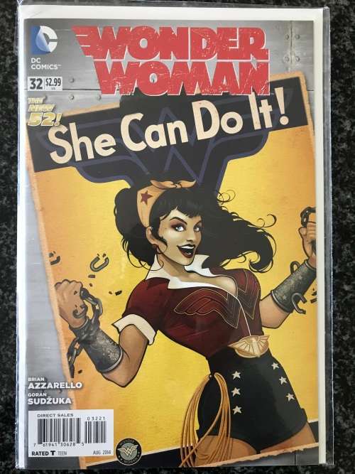 Wonder Woman #32 (NM - 2014) Bombshell Variant DC Comics